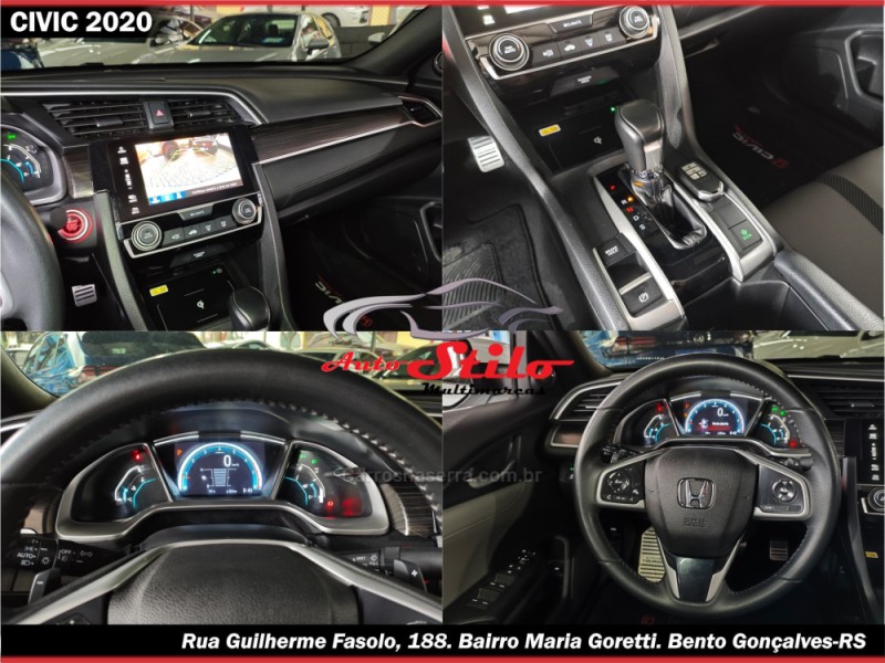 CIVIC 1.5 16V TOURING TURBO GASOLINA 4P AUTOMÁTICO - 2020 - BENTO GONçALVES