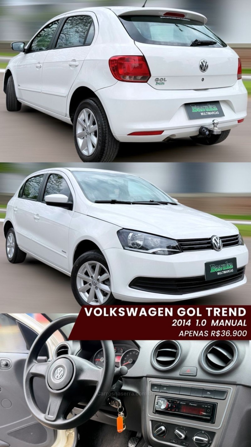 GOL 1.0 MI 8V FLEX 4P MANUAL G.VI - 2014 - NOVO HAMBURGO
