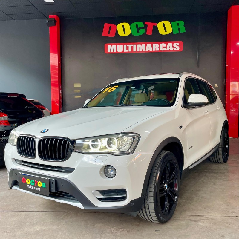 x3 2.0 xdrive 20i x line 16v gasolina 4p automatico 2016 sao leopoldo