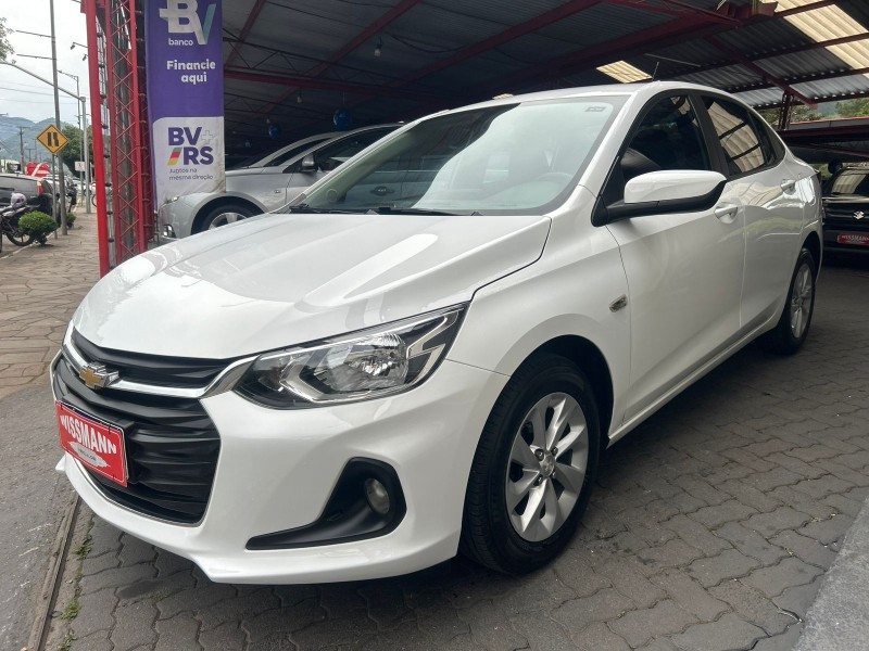 ONIX 1.0 LTZ 12V TURBO FLEX 4P AUTOMÁTICO - 2021 - TRêS COROAS