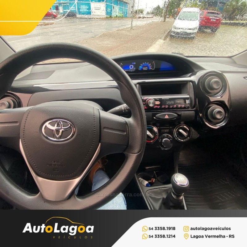 ETIOS 1.3 X 16V FLEX 4P MANUAL - 2020 - LAGOA VERMELHA