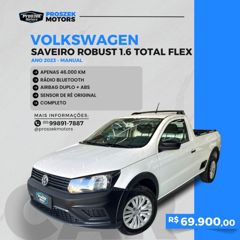 SAVEIRO 1.6 MSI ROBUST CD 8V FLEX 2P MANUAL