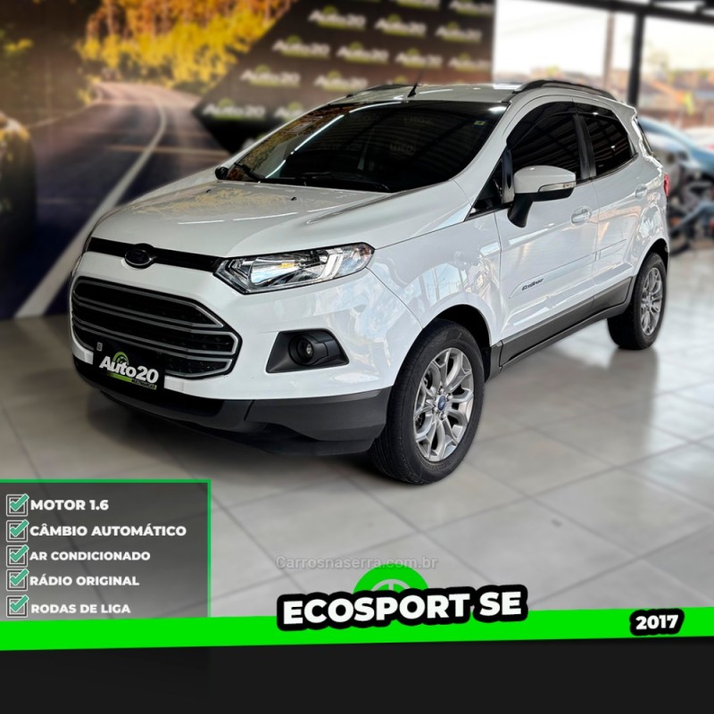 ecosport 1.6 se 16v flex 4p automatico 2017 taquara