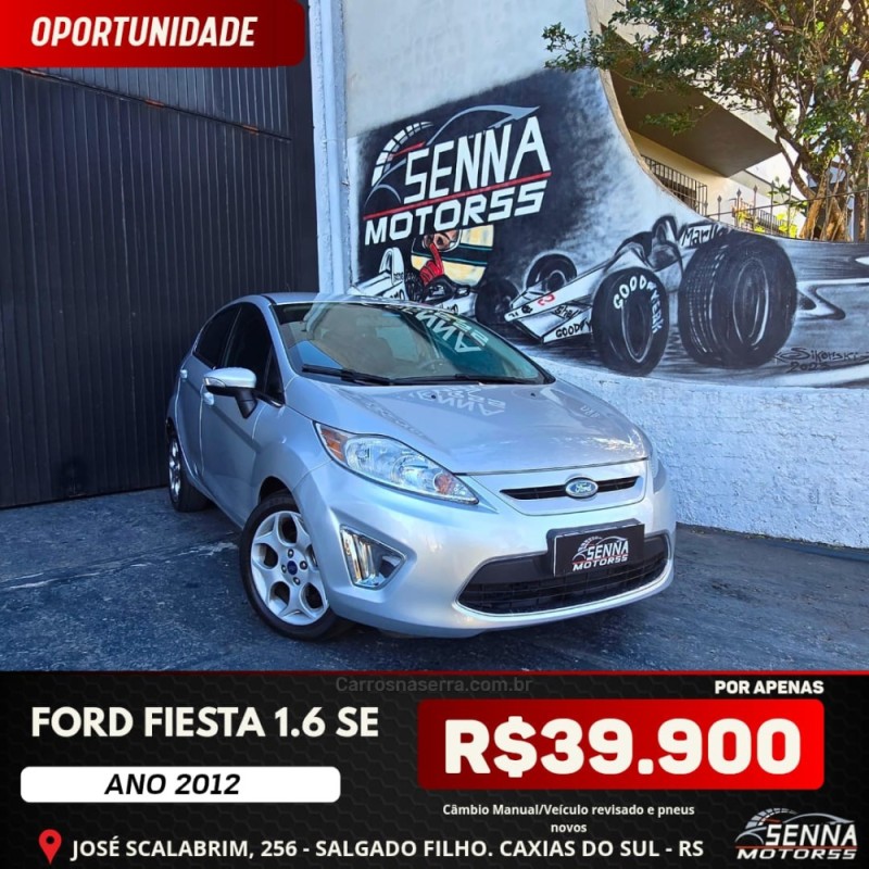 fiesta 1.6 se hatch 16v flex 4p manual 2012 caxias do sul