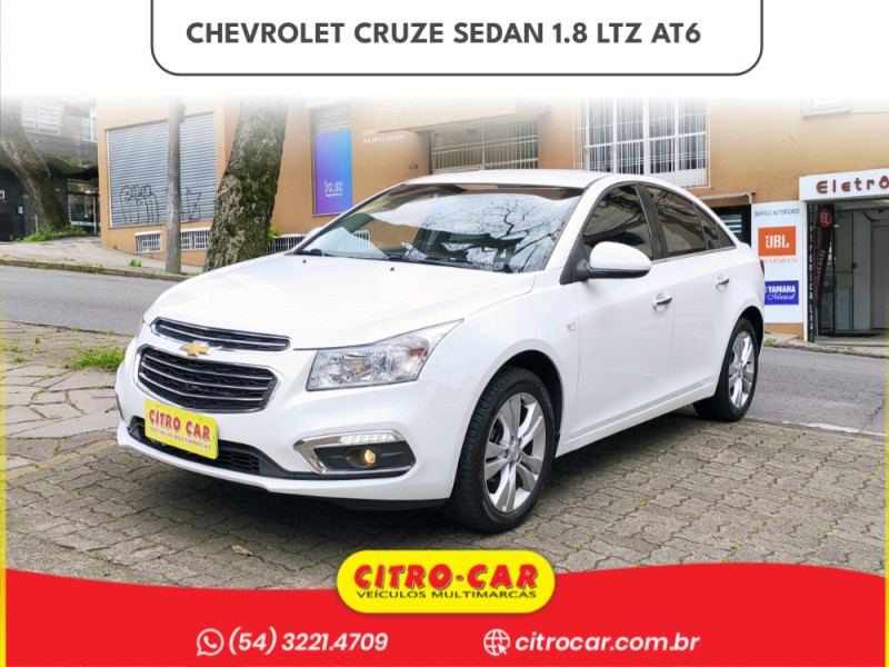 CRUZE 1.8 LTZ 16V FLEX 4P AUTOMÁTICO - 2015 - CAXIAS DO SUL