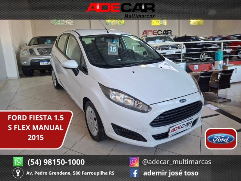 fiesta 1.5 s hatch 16v flex 4p manual 2015 farroupilha