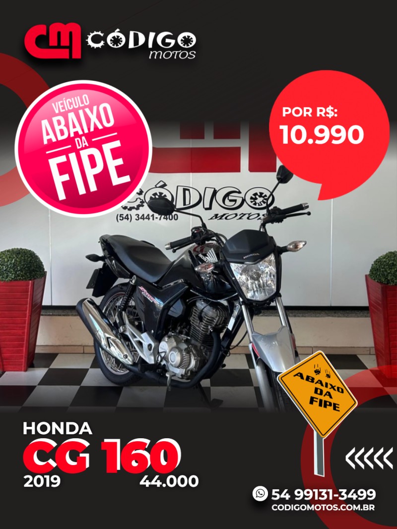 cg 160 start 2019 veranopolis