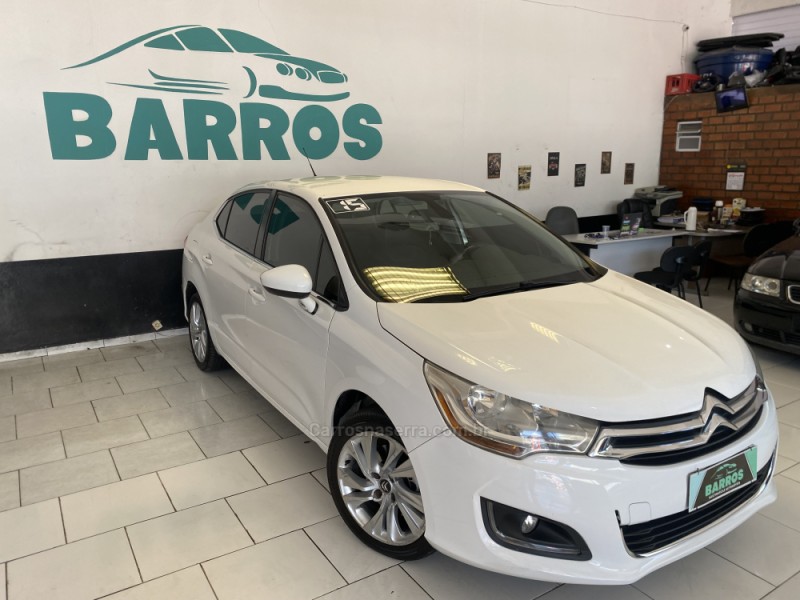 C4 LOUNGE 1.6 TENDANCE 16V TURBO FLEX 4P AUTOMÁTICO - 2015 - CAXIAS DO SUL