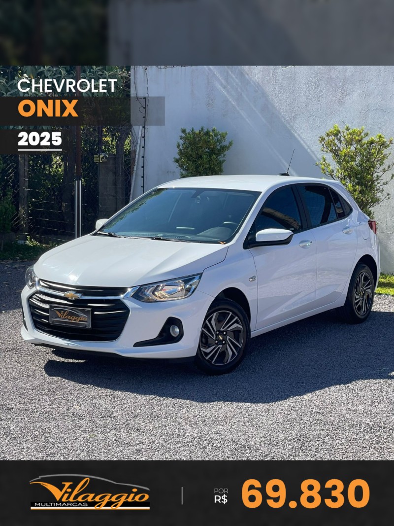 CHEVROLET - ONIX - 2024/2025 - Branca - R$ 69.830,00
