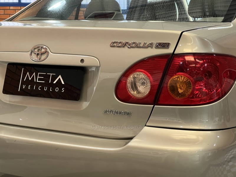 COROLLA 1.8 XEI 16V GASOLINA 4P AUTOMÁTICO - 2003 - BENTO GONçALVES