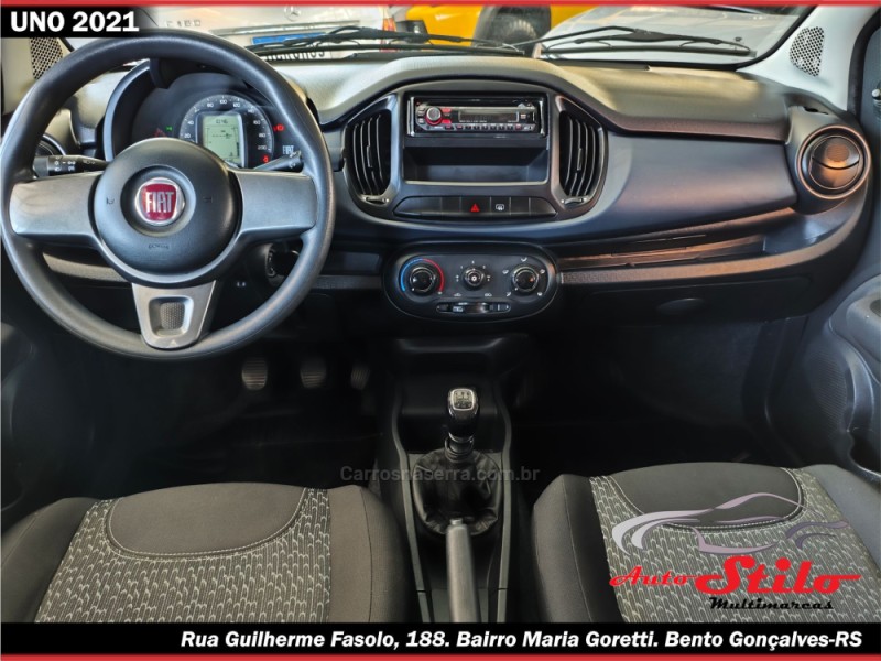 UNO 1.0 EVO ATTRACTIVE 8V FLEX 4P MANUAL - 2021 - BENTO GONçALVES