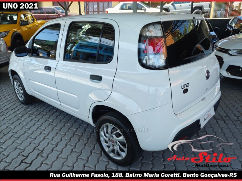 UNO 1.0 EVO ATTRACTIVE 8V FLEX 4P MANUAL - 2021 - BENTO GONçALVES