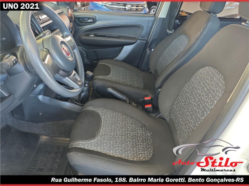 UNO 1.0 EVO ATTRACTIVE 8V FLEX 4P MANUAL - 2021 - BENTO GONçALVES
