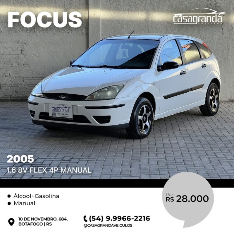 focus 1.6 8v flex 4p manual 2005 bento goncalves