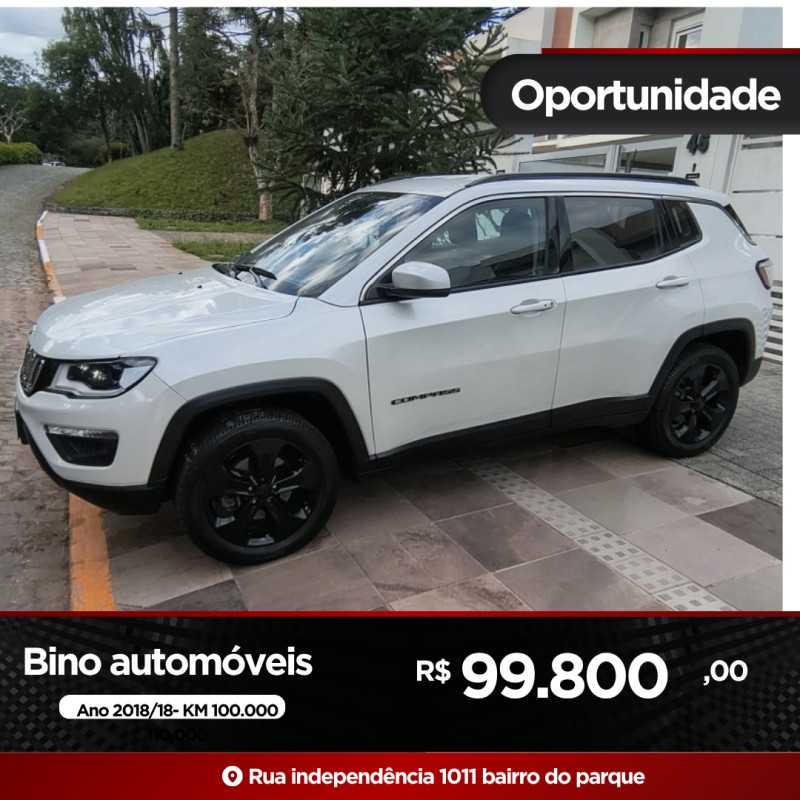 compass 2.0 16v diesel longitude 4x4 automatico 2018 farroupilha