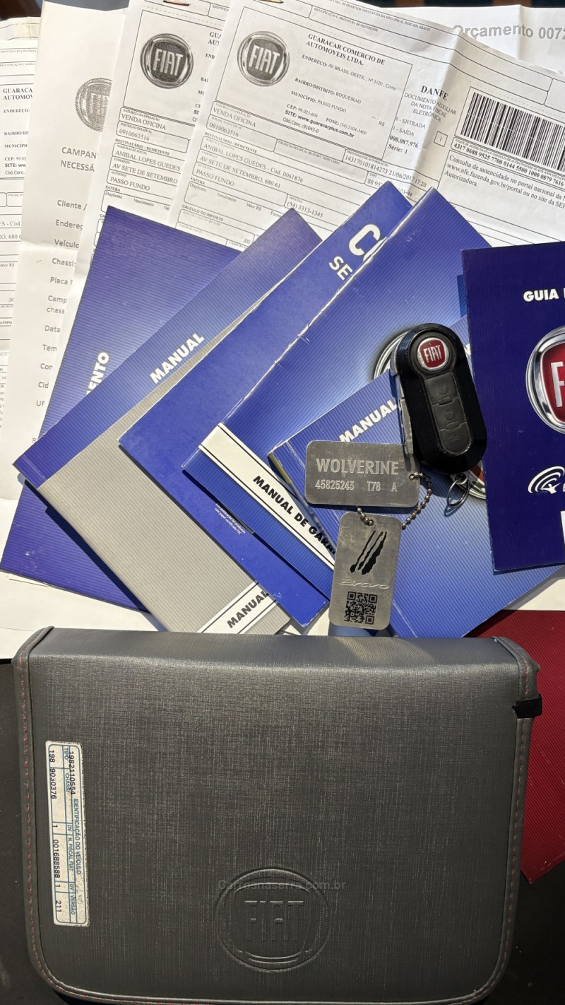 BRAVO 1.8 WOLVERINE 16V FLEX 4P MANUAL - 2014 - CAXIAS DO SUL