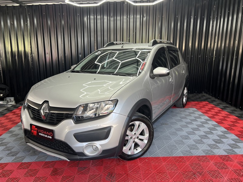sandero 1.6 stepway easy r 16v flex 4p automatico 2016 caxias do sul
