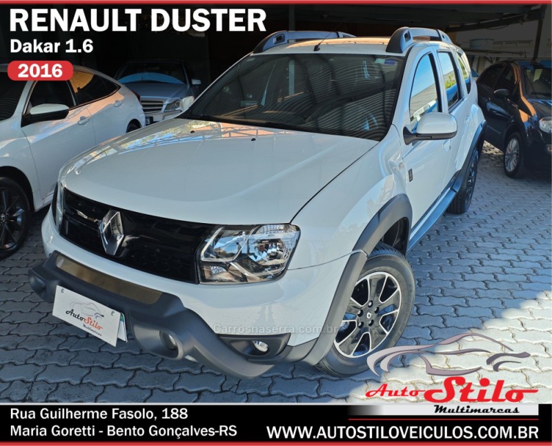 duster 1.6 dakar 4x2 16v flex 4p manual 2016 bento goncalves