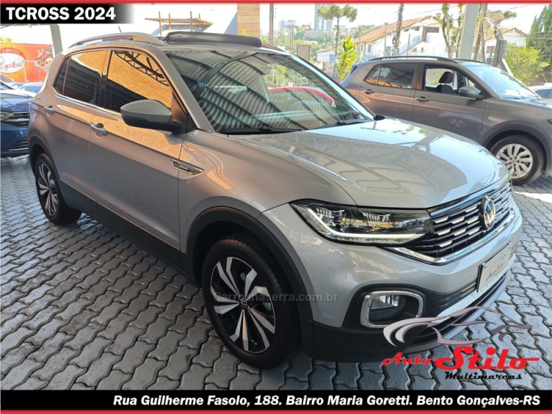 T-CROSS 1.4 HIGHLINE TSI 16V FLEX 4P AUTOMÁTICO - 2024 - BENTO GONçALVES