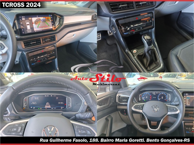 T-CROSS 1.4 HIGHLINE TSI 16V FLEX 4P AUTOMÁTICO - 2024 - BENTO GONçALVES