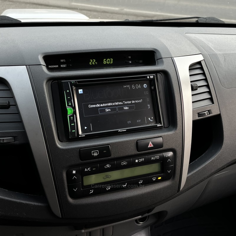 HILUX 3.0 SRV 4X4 CD 16V TURBO INTERCOOLER DIESEL 4P AUTOMÁTICO - 2010 - VACARIA