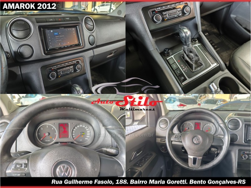AMAROK 2.0 HIGHLINE 4X4 CD 16V TURBO INTERCOOLER DIESEL 4P AUTOMÁTICO - 2012 - BENTO GONçALVES
