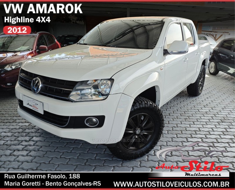 amarok 2.0 highline 4x4 cd 16v turbo intercooler diesel 4p automatico 2012 bento goncalves