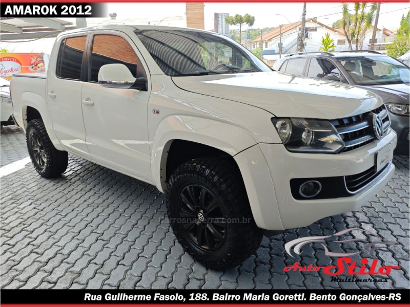 AMAROK 2.0 HIGHLINE 4X4 CD 16V TURBO INTERCOOLER DIESEL 4P AUTOMÁTICO - 2012 - BENTO GONçALVES