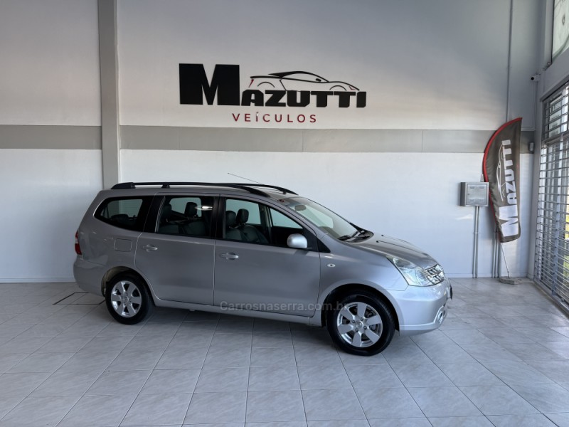 grand livina 1.8 sl 16v flex 4p automatico 2012 bento goncalves