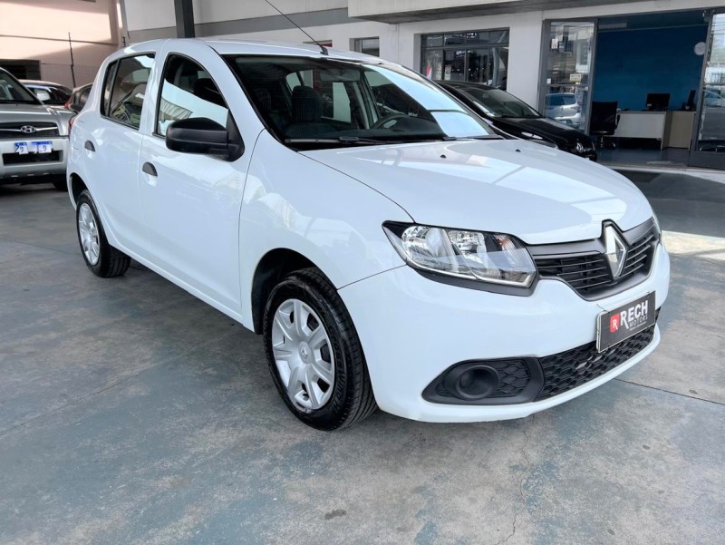 sandero 1.0 authentique 12v flex 4p manual 2017 caxias do sul