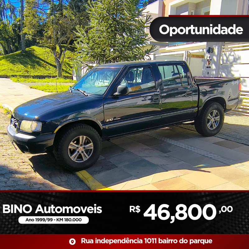 s10 2.5 deluxe 4x4 cd 8v diesel 4p manual 1999 farroupilha