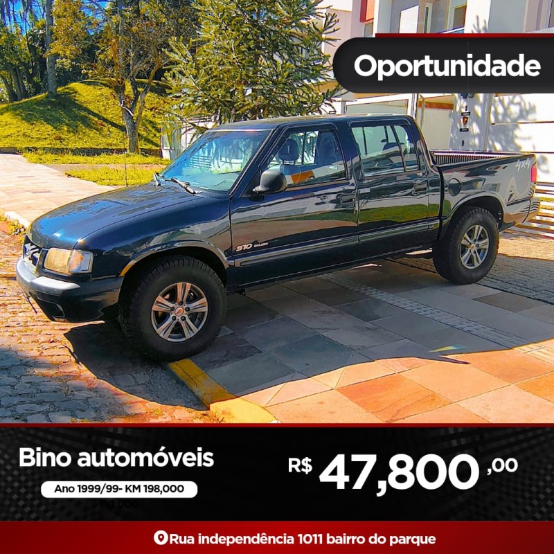 S10 2.5 DELUXE 4X4 CD 8V DIESEL 4P MANUAL - 1999 - FARROUPILHA