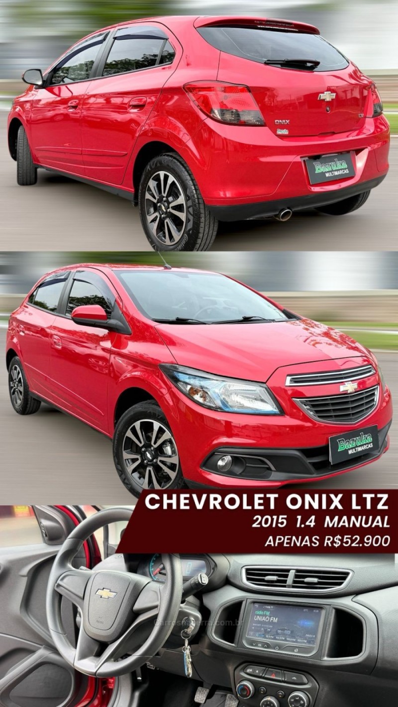 ONIX 1.4 MPFI LTZ 8V FLEX 4P MANUAL - 2015 - NOVO HAMBURGO