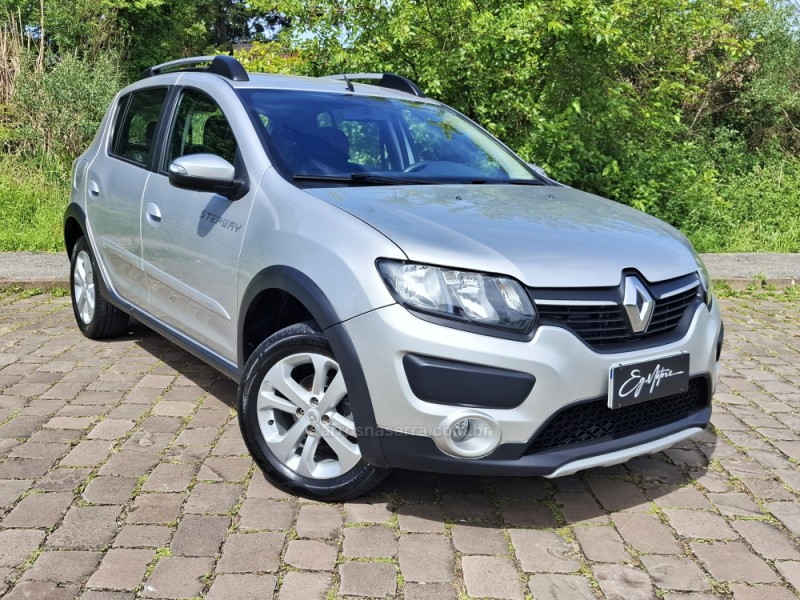 sandero 1.6 stepway 16v flex 4p automatico 2017 bento goncalves