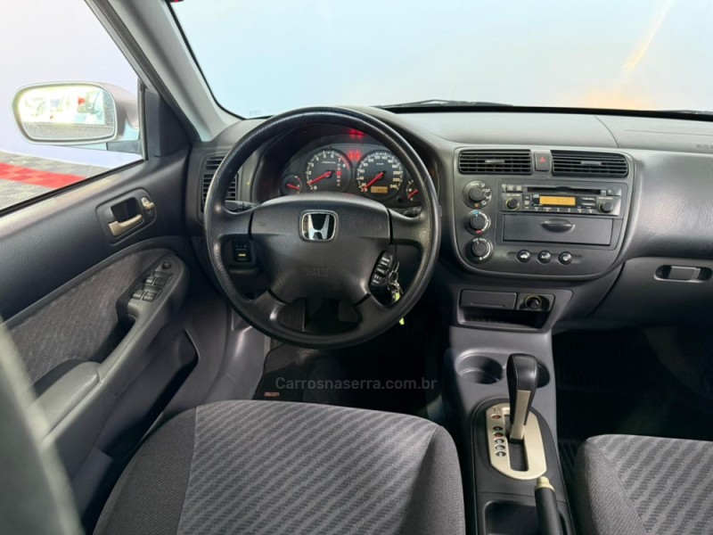 CIVIC 1.7 EX 16V GASOLINA 4P AUTOMÁTICO - 2002 - VACARIA