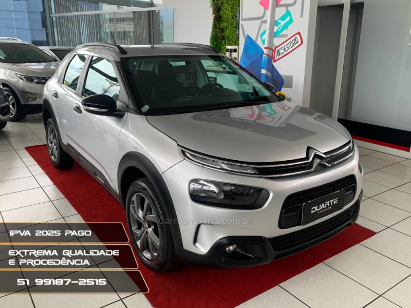 c4 cactus 1.6 vti feel flex 4p automatico 2022 porto alegre