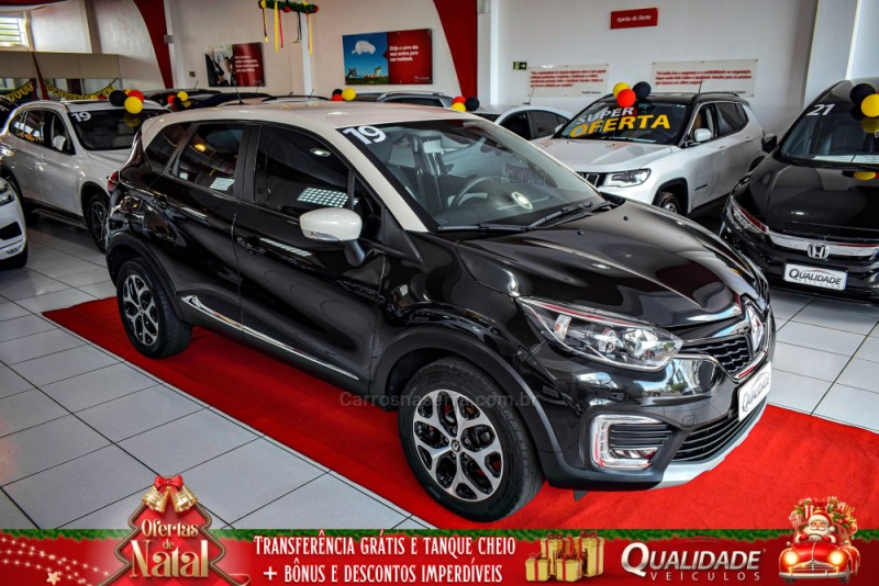 captur 1.6 16v flex intense automatico 2019 santa cruz do sul