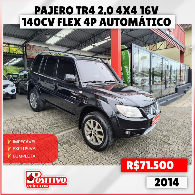 pajero tr4 2.0 4x4 16v 140cv flex 4p automatico 2014 caxias do sul