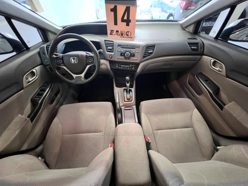 CIVIC 1.8 LXS 16V FLEX 4P AUTOMÁTICO - 2014 - CARLOS BARBOSA