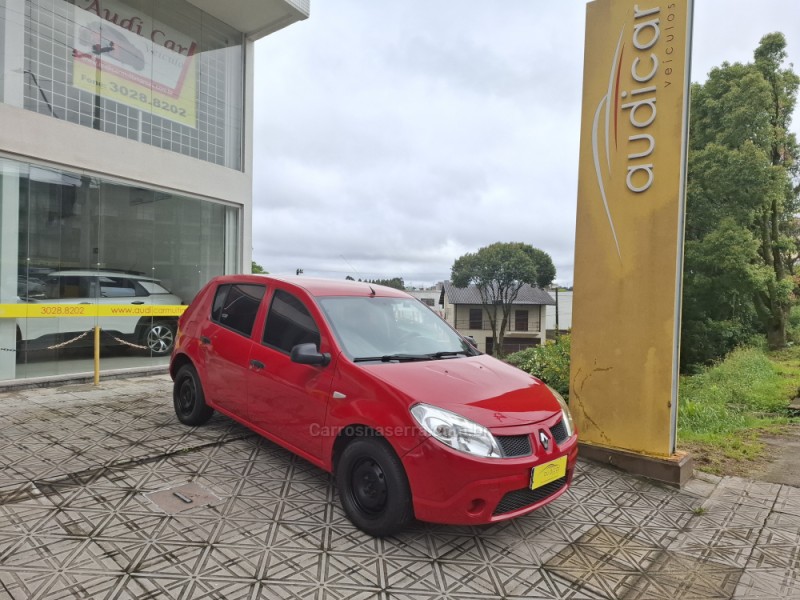 SANDERO 1.0 AUTHENTIQUE 16V FLEX 4P MANUAL - 2010 - CAXIAS DO SUL