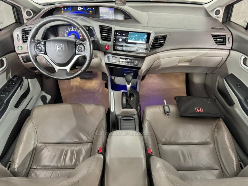 CIVIC 2.0 EXR 16V FLEX 4P AUTOMÁTICO - 2014 - NOVA PRATA