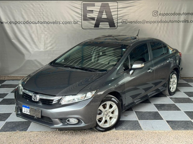 civic 2.0 exr 16v flex 4p automatico 2014 nova prata