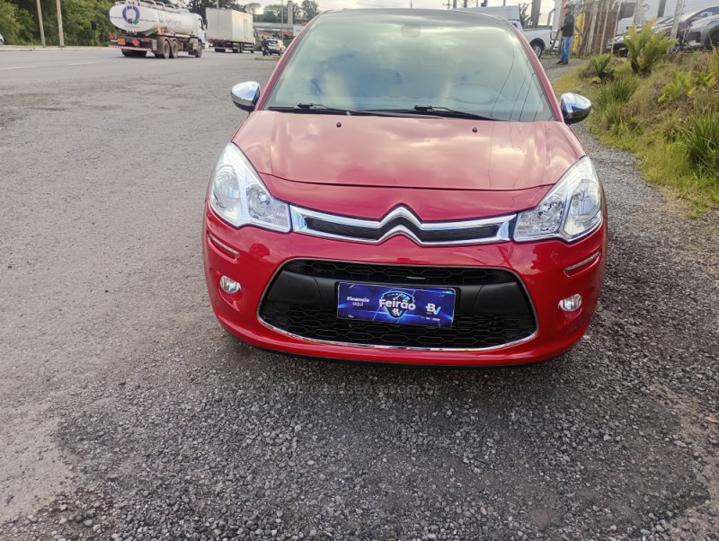 C3 1.6 EXCLUSIVE BVA 16V FLEX 4P AUTOMÁTICO - 2014 - FARROUPILHA