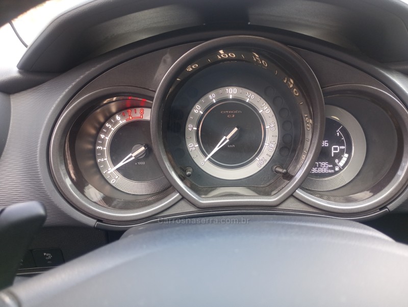 C3 1.6 EXCLUSIVE BVA 16V FLEX 4P AUTOMÁTICO - 2014 - FARROUPILHA