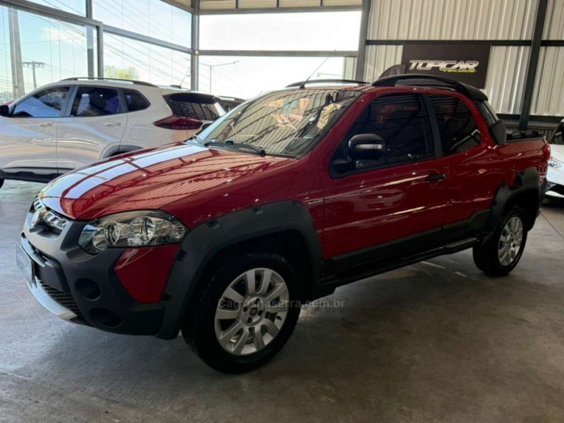 strada 1.8 mpi adventure cd 16v flex 3p automatizado 2014 campo bom