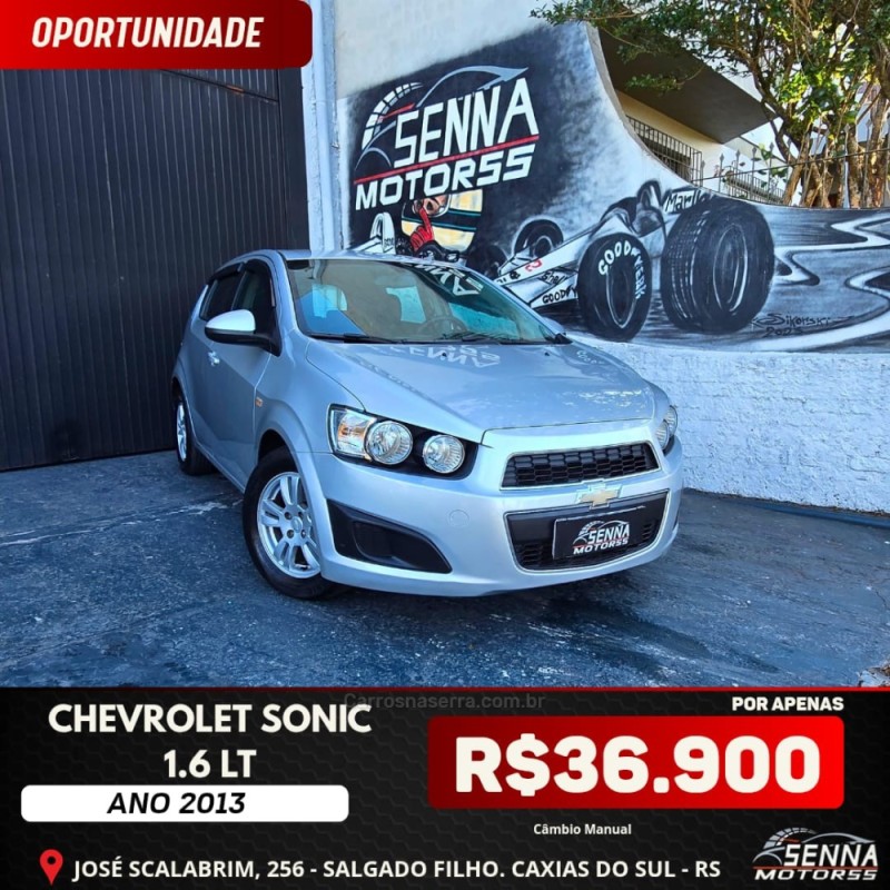 sonic 1.6 lt 16v flex 4p manual 2013 caxias do sul
