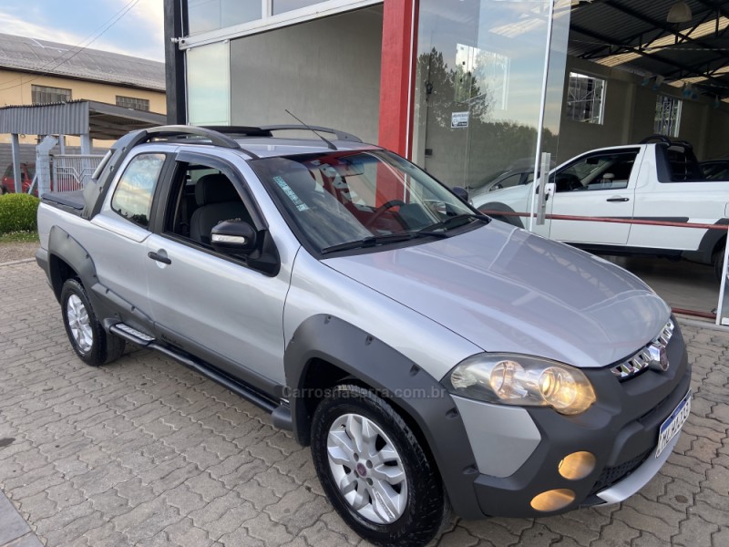 strada 1.8 mpi adventure cd 16v flex 2p manual 2013 nova prata