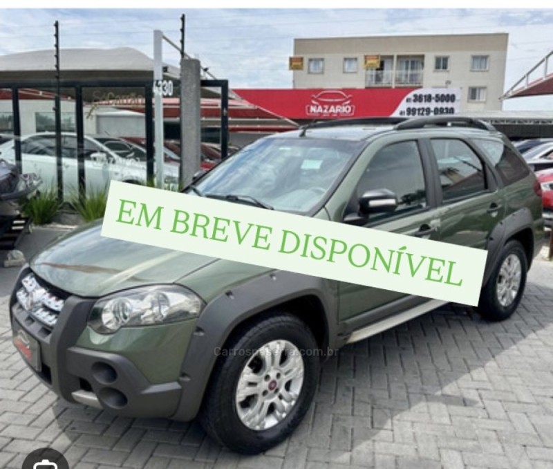 palio 1.8 mpi adventure weekend 8v flex 4p automatizado 2011 nova prata