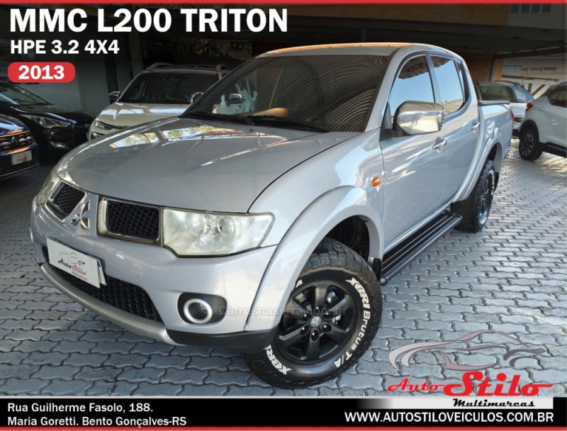 l200 triton 3.2 hpe 4x4 cd 16v turbo intercooler diesel 4p manual 2013 bento goncalves