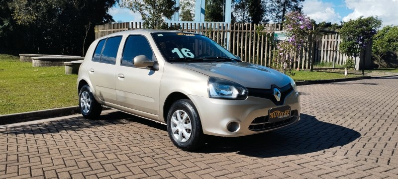 clio 1.0 authentique 16v hi flex 4p manual 2016 canela